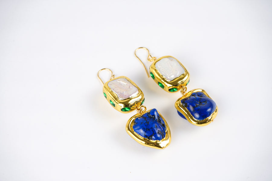 Royal blue earrings