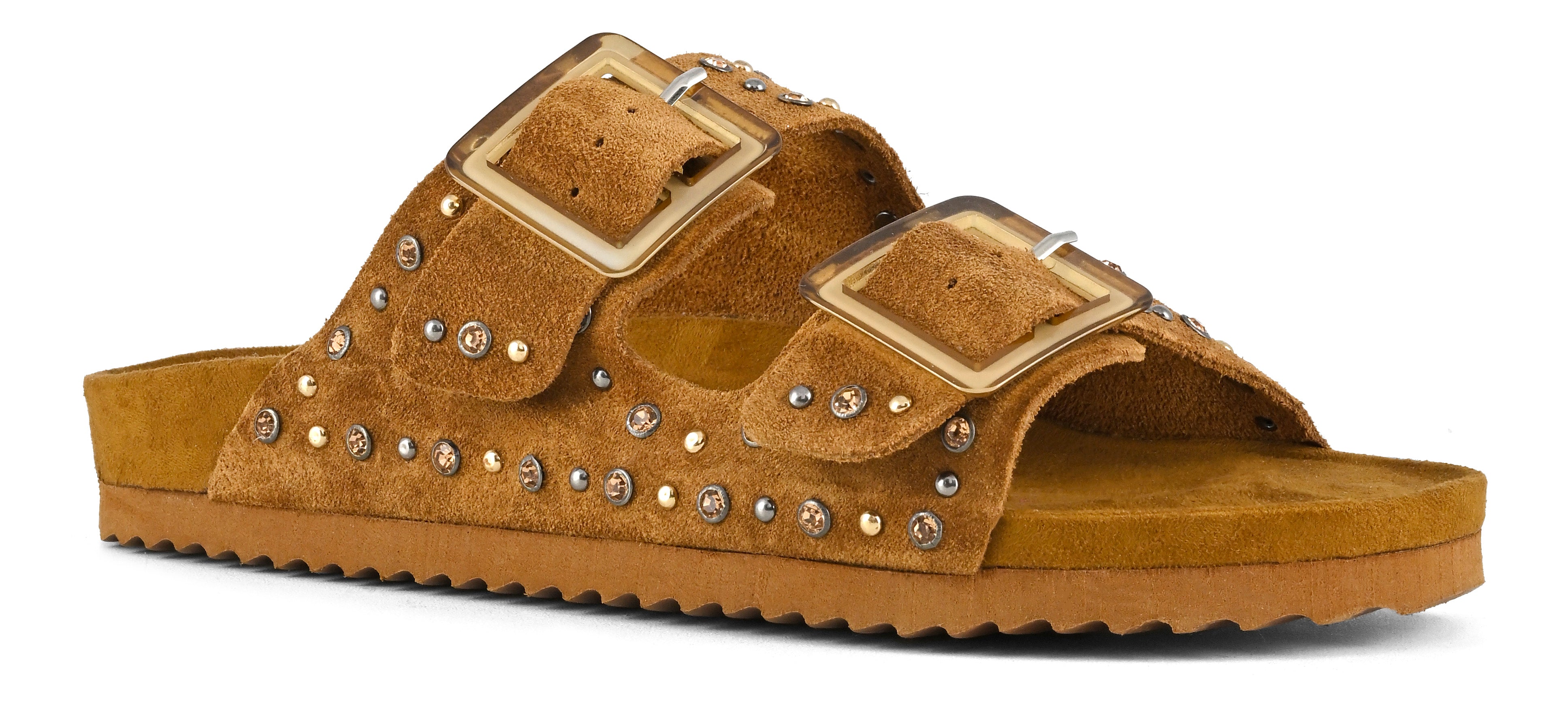 Tan suede sandals cheap