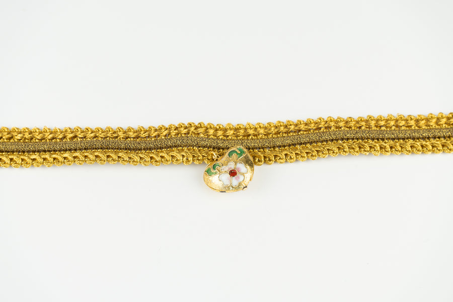 Flourish heart choker