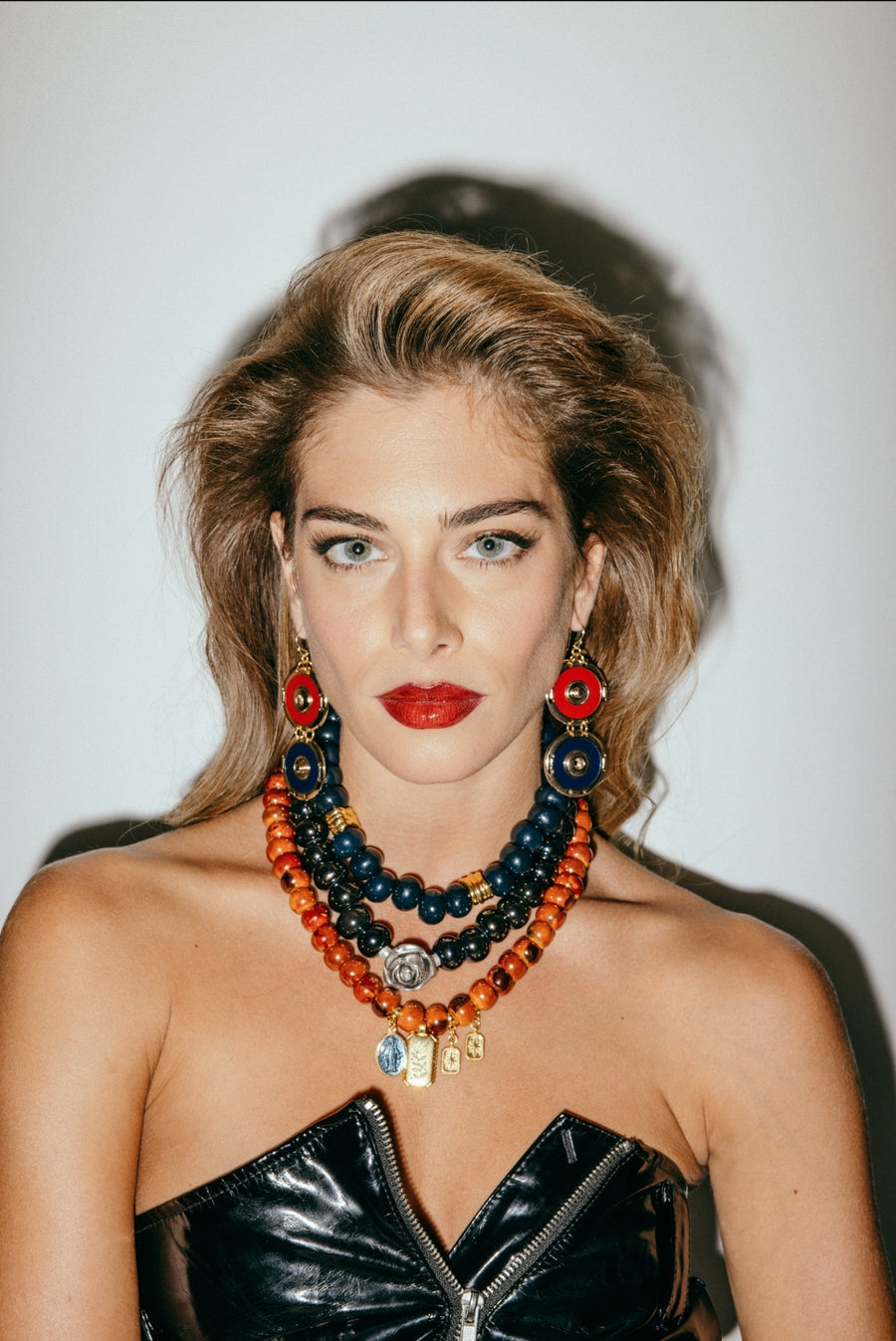 Snap earrings