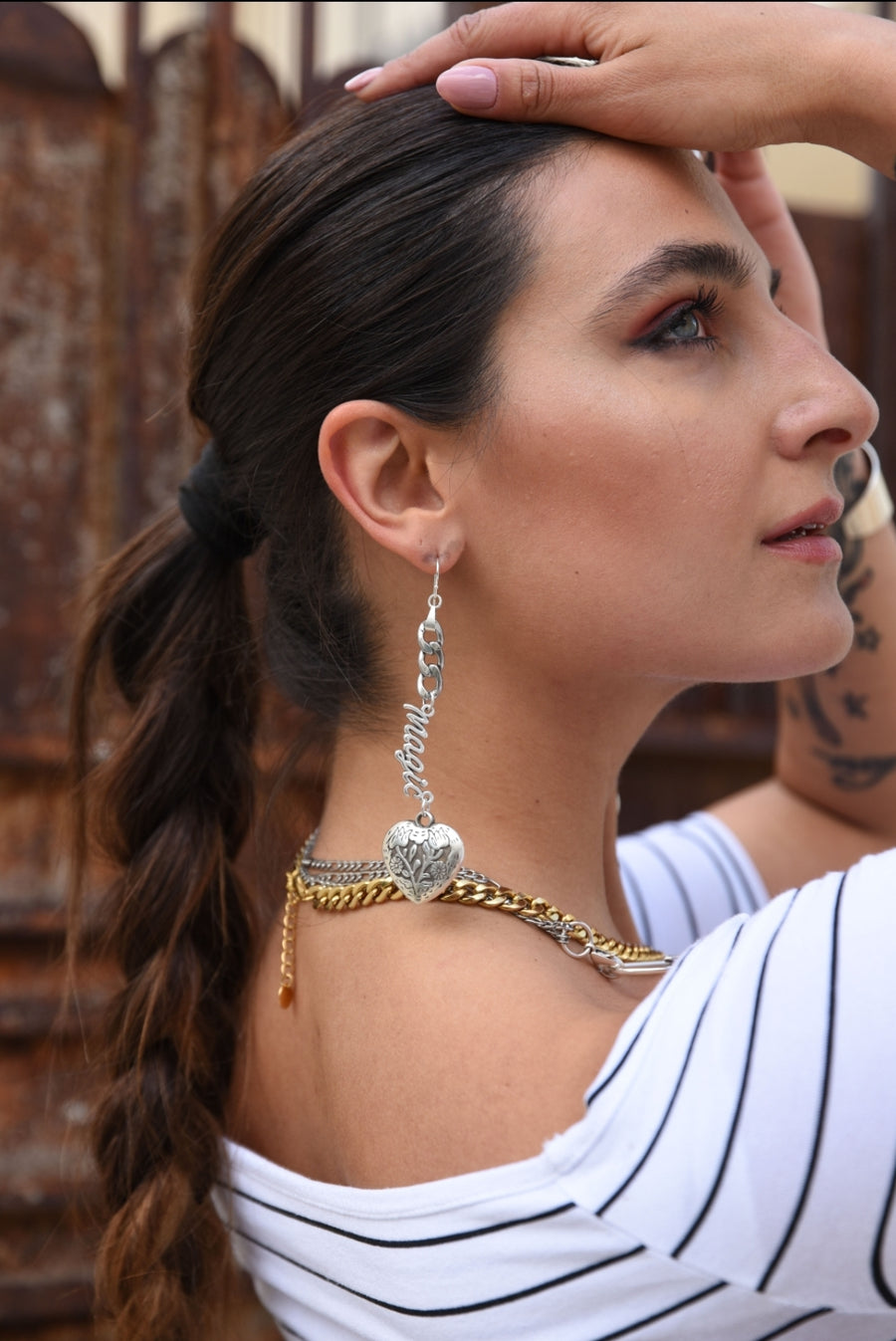Silver magic earrings