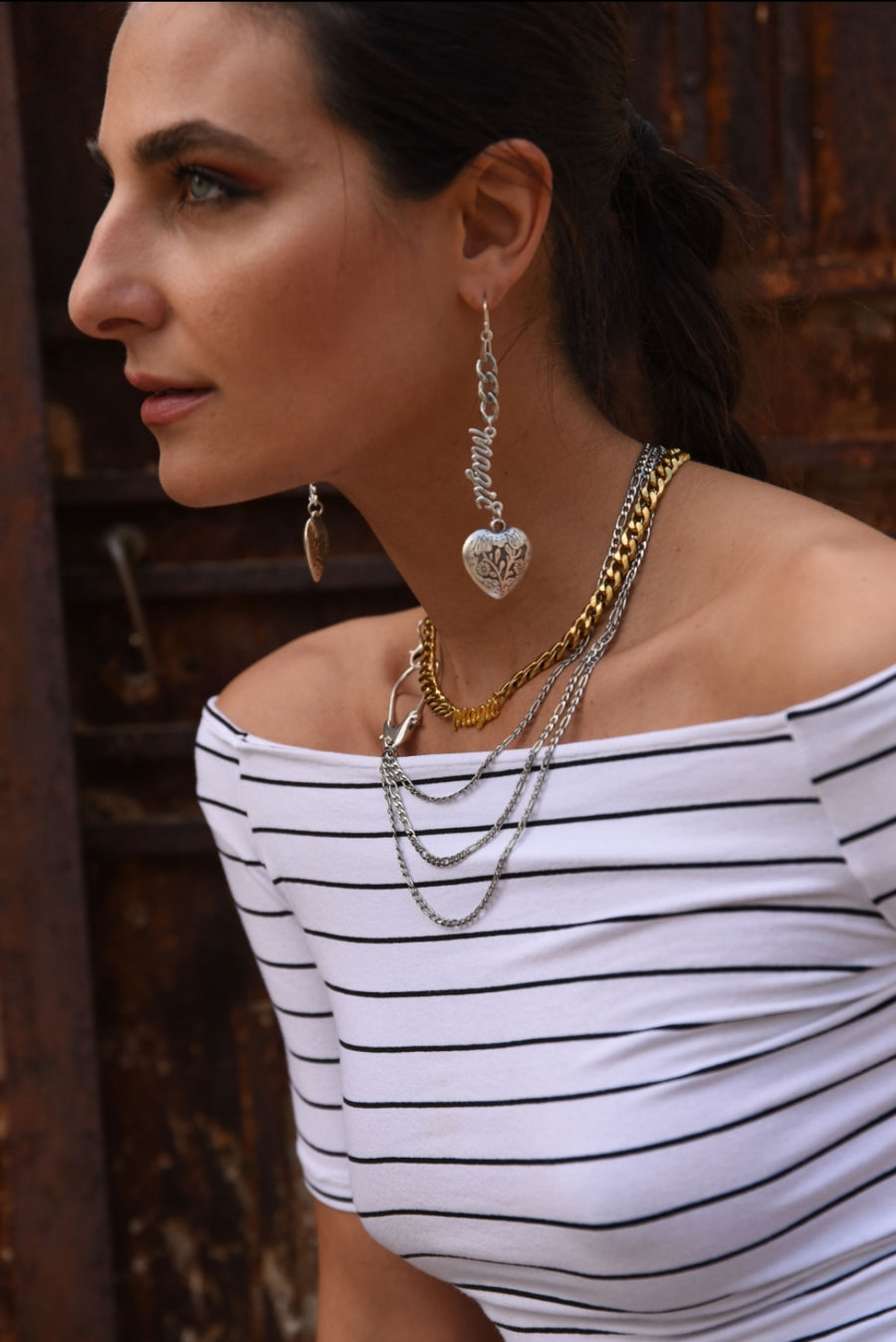 Silver magic earrings