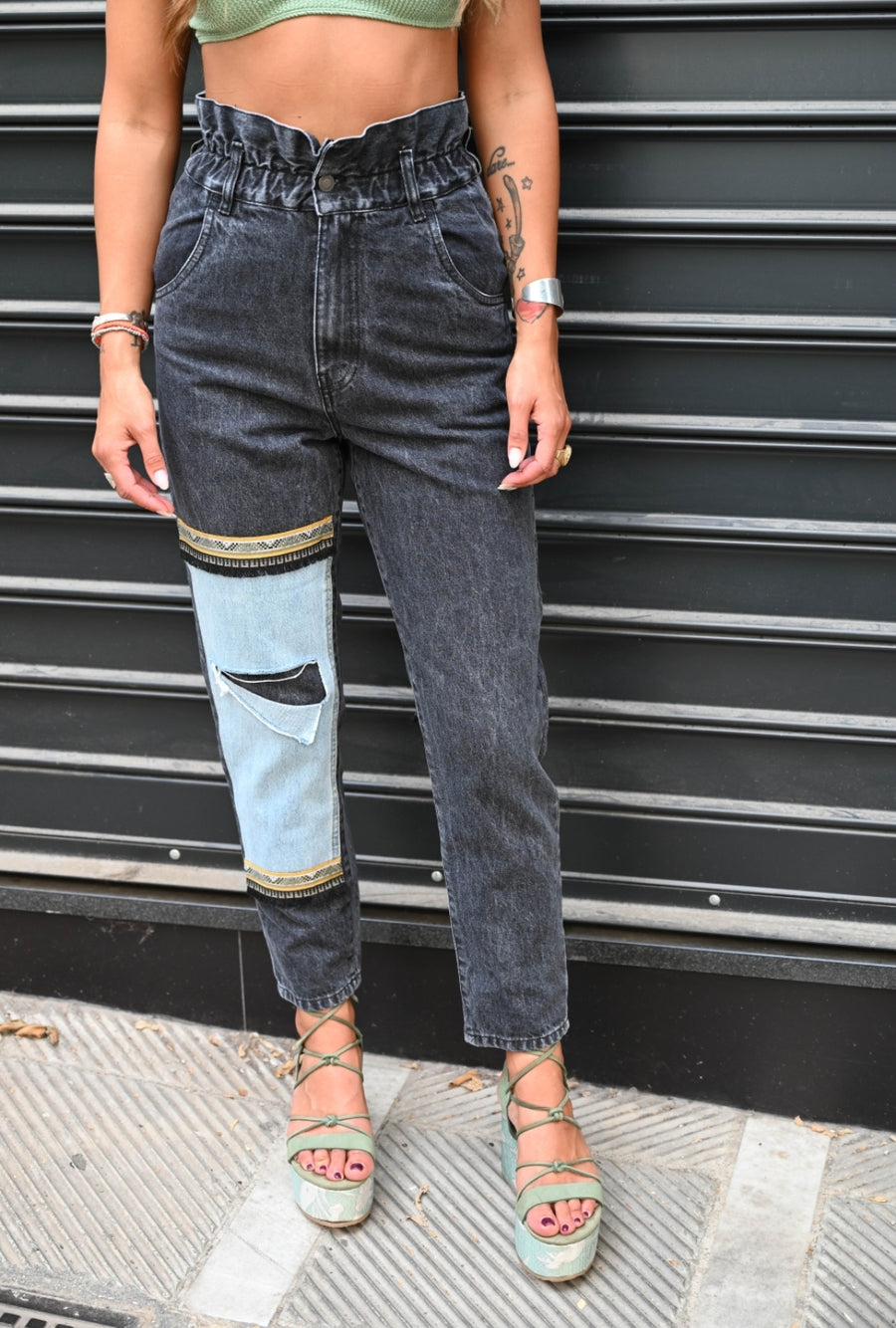 Coralina upcycled jeans