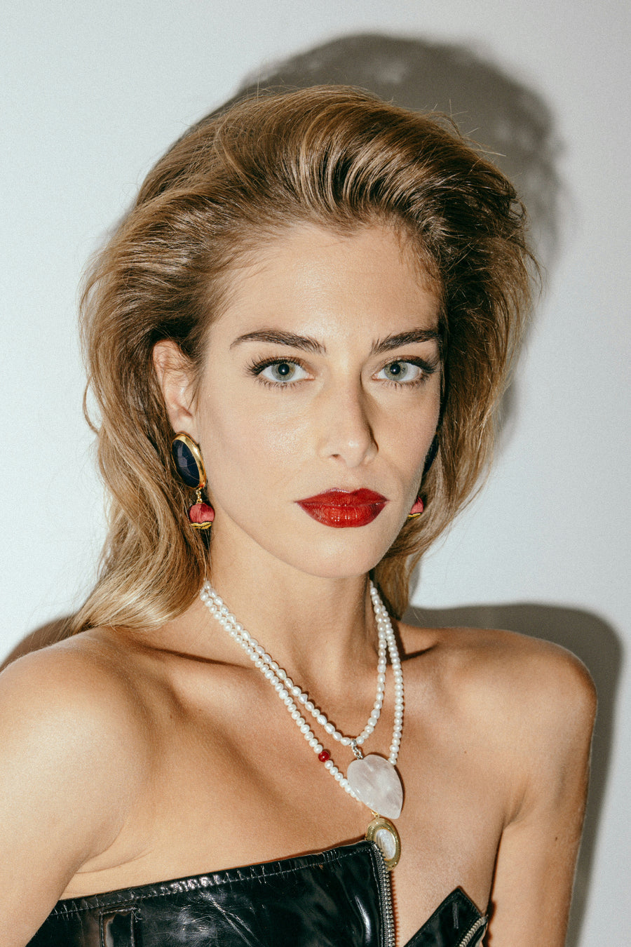 Classy rose earrings