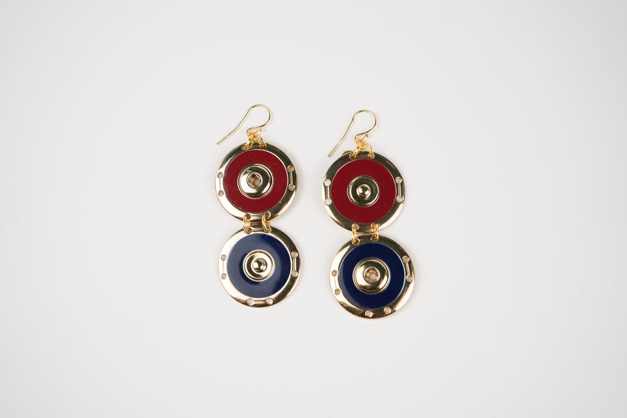 Snap earrings