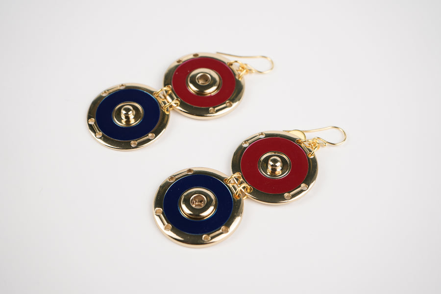 Snap earrings