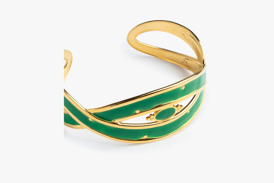 Eye sky green bracelet