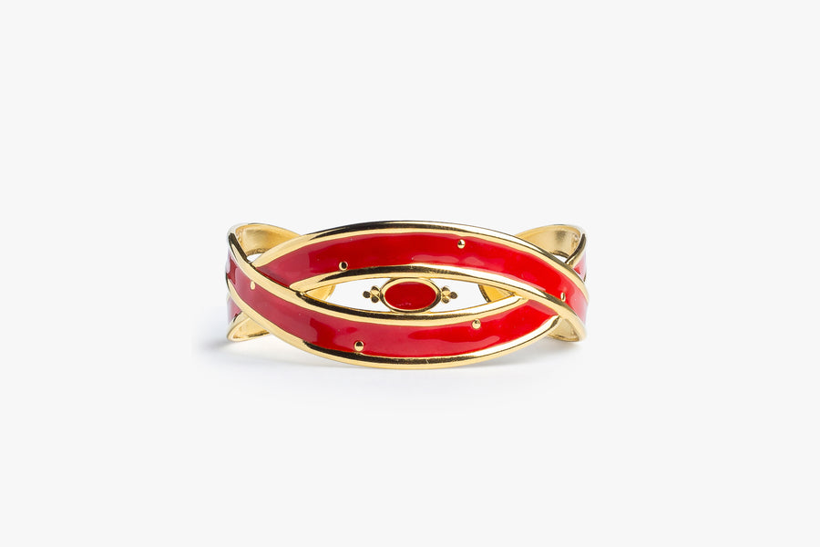 Eye sky red bracelet