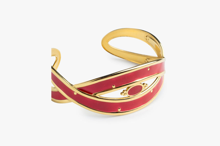 Eye sky red bracelet