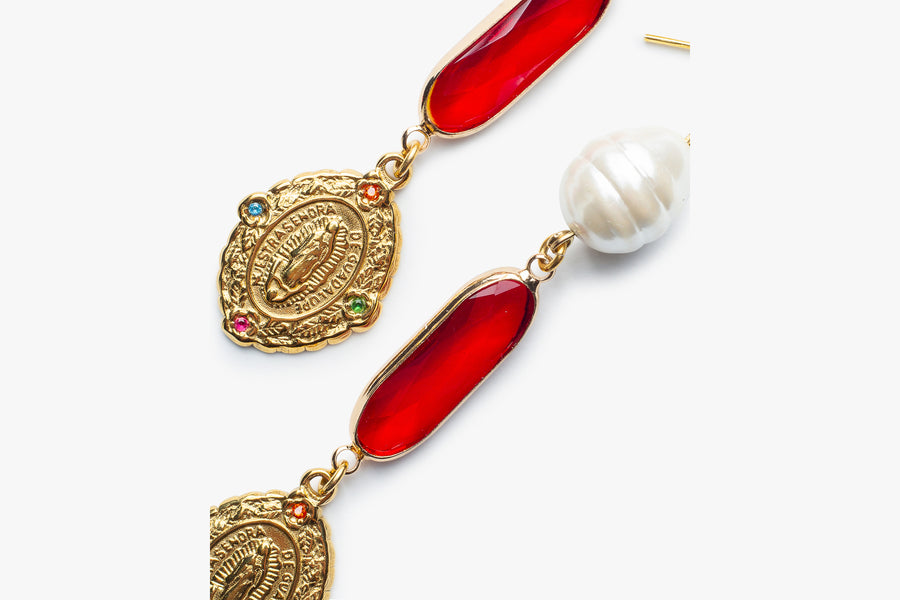 Good old wine earrings