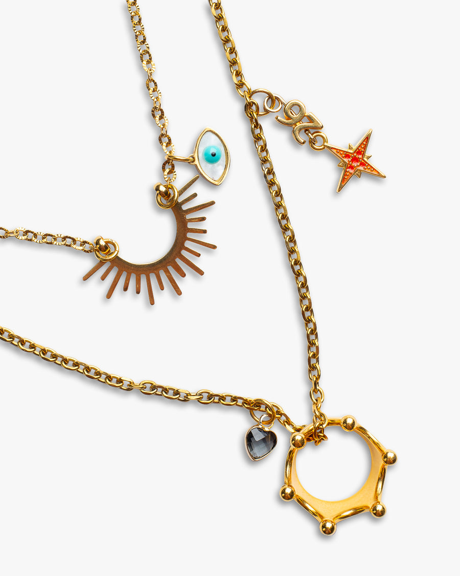 Lucky 26 necklace gold