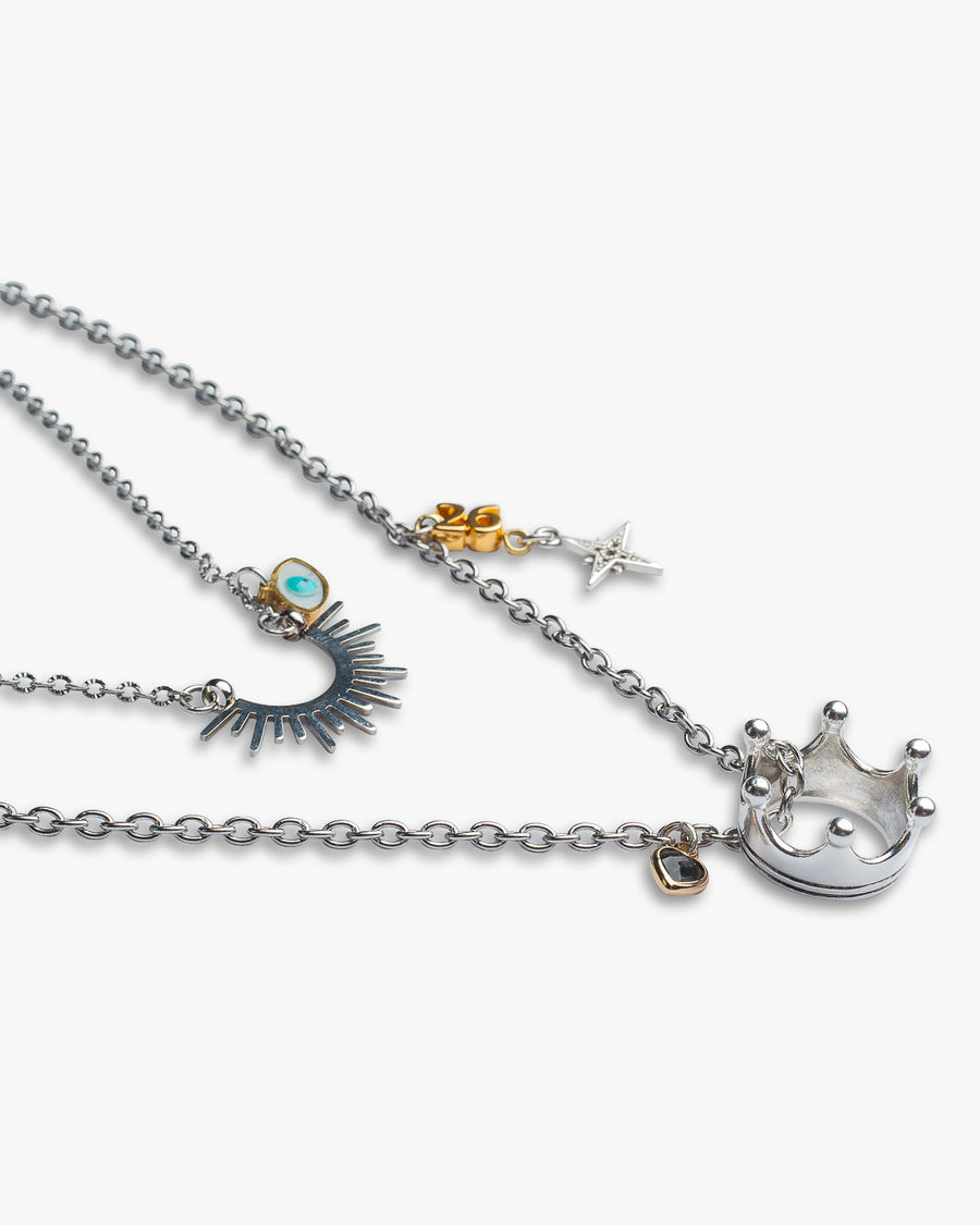 Lucky 26 necklace silver