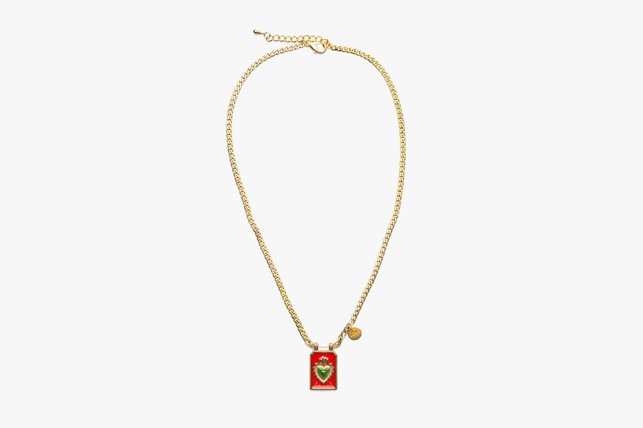 My love necklace red