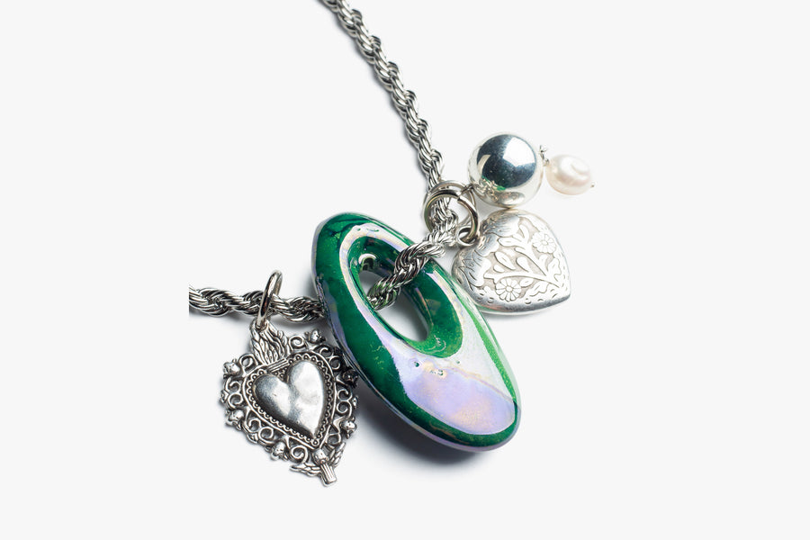 Boudoir necklace silver