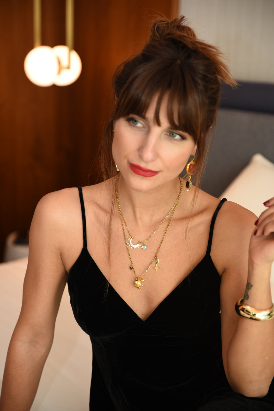 Red for passion earrings