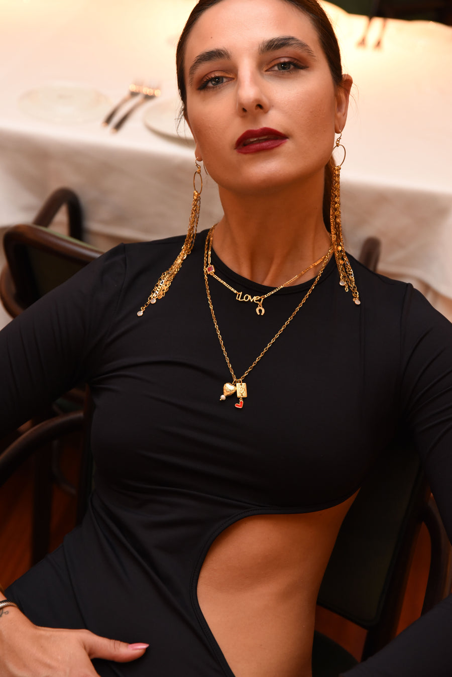 Lucky 24 necklace gold