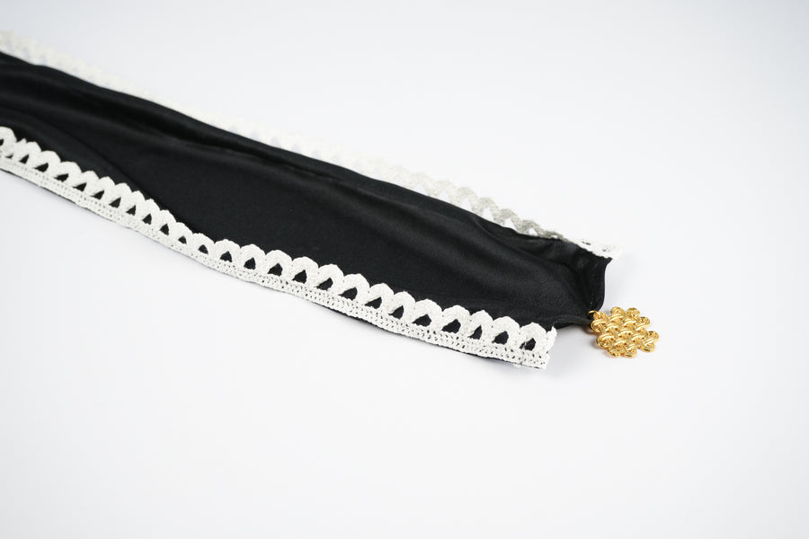 Marion scarf-choker necklace