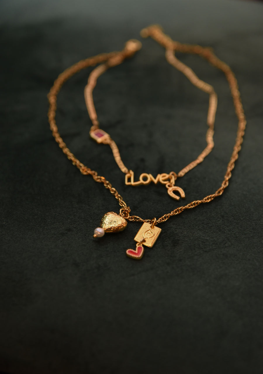 Lucky 24 necklace gold