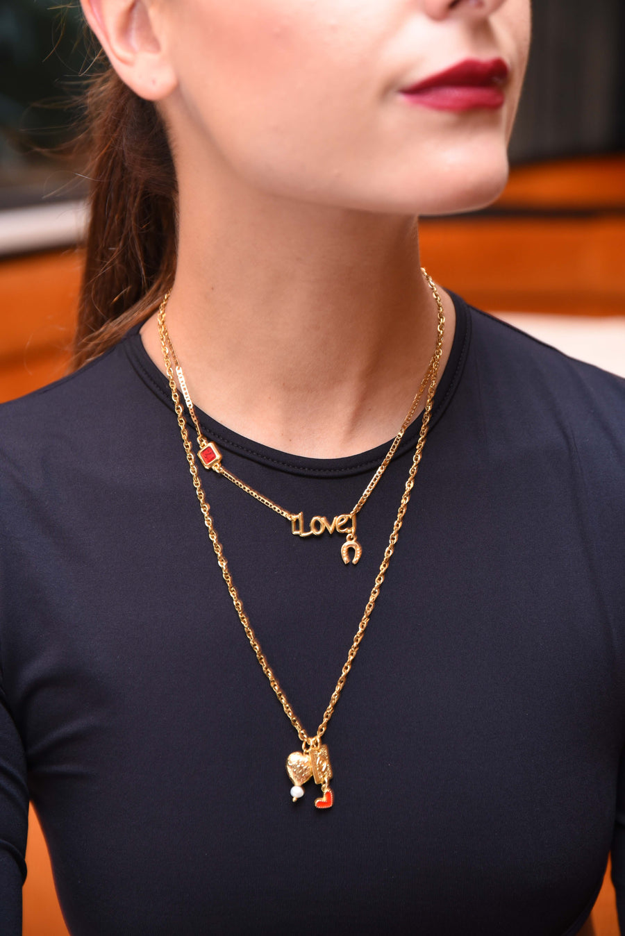 Lucky 24 necklace gold