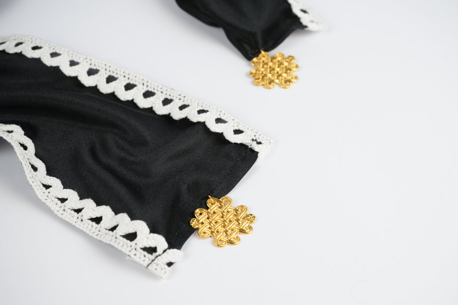 Marion scarf-choker necklace