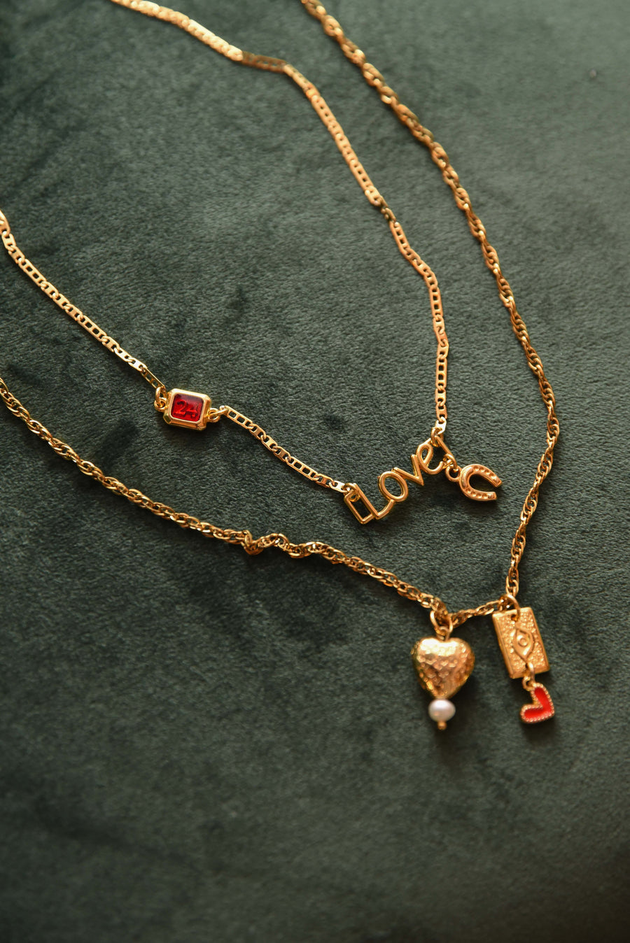 Lucky 24 necklace gold