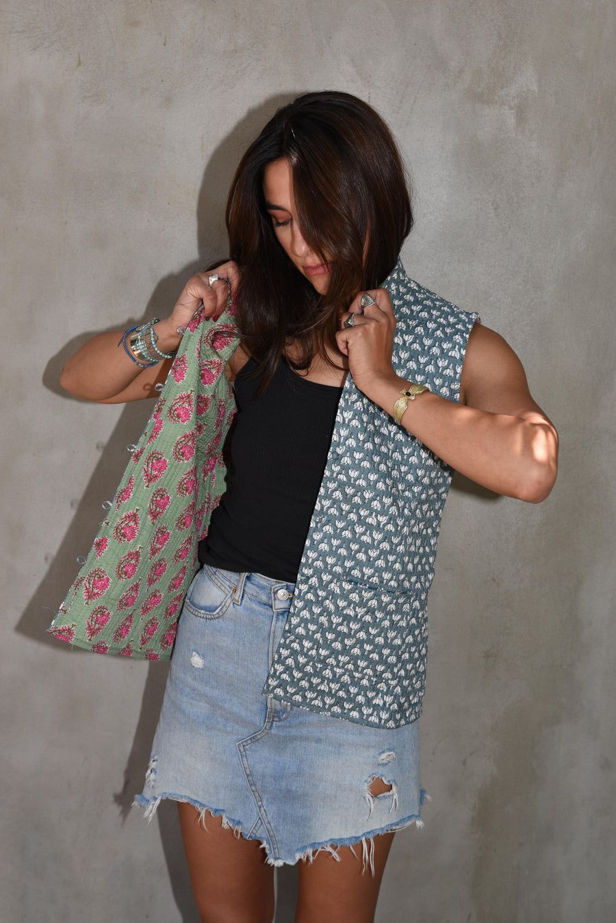 Double face unique vest