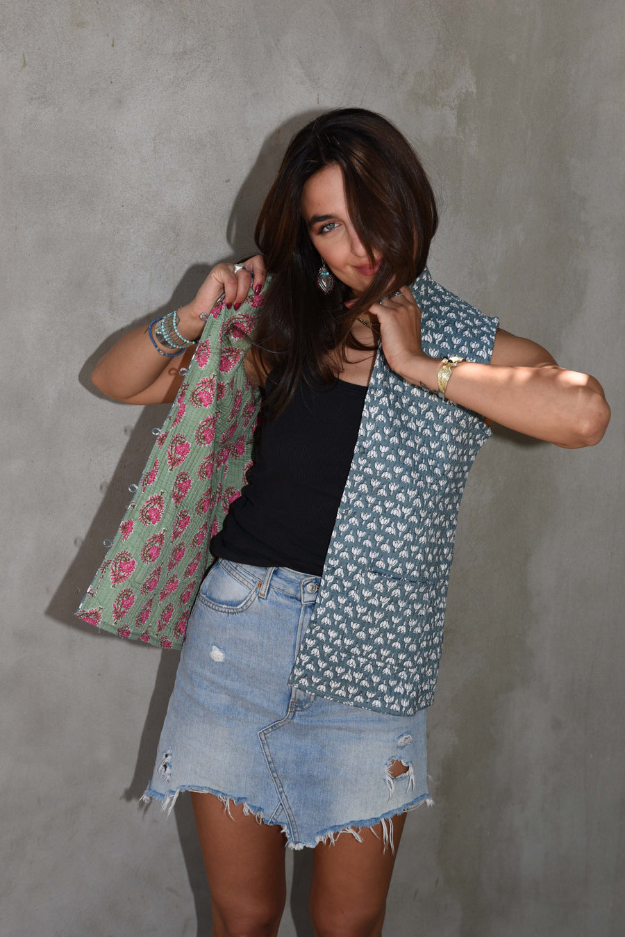 Double face unique vest