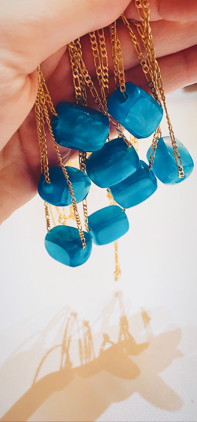 Marivee Turquoise Handmade Stone (gold edition)