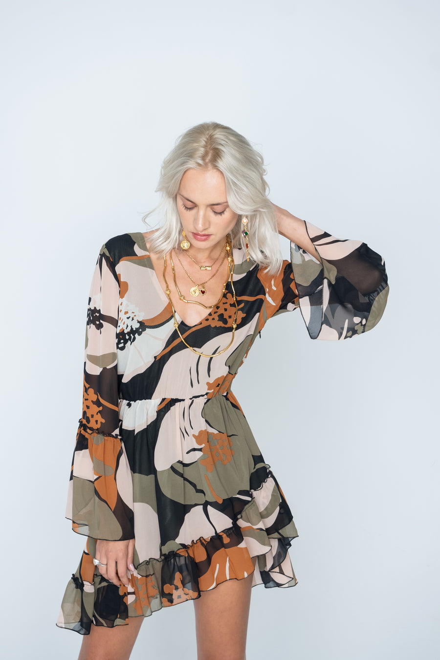 Life script mini dress