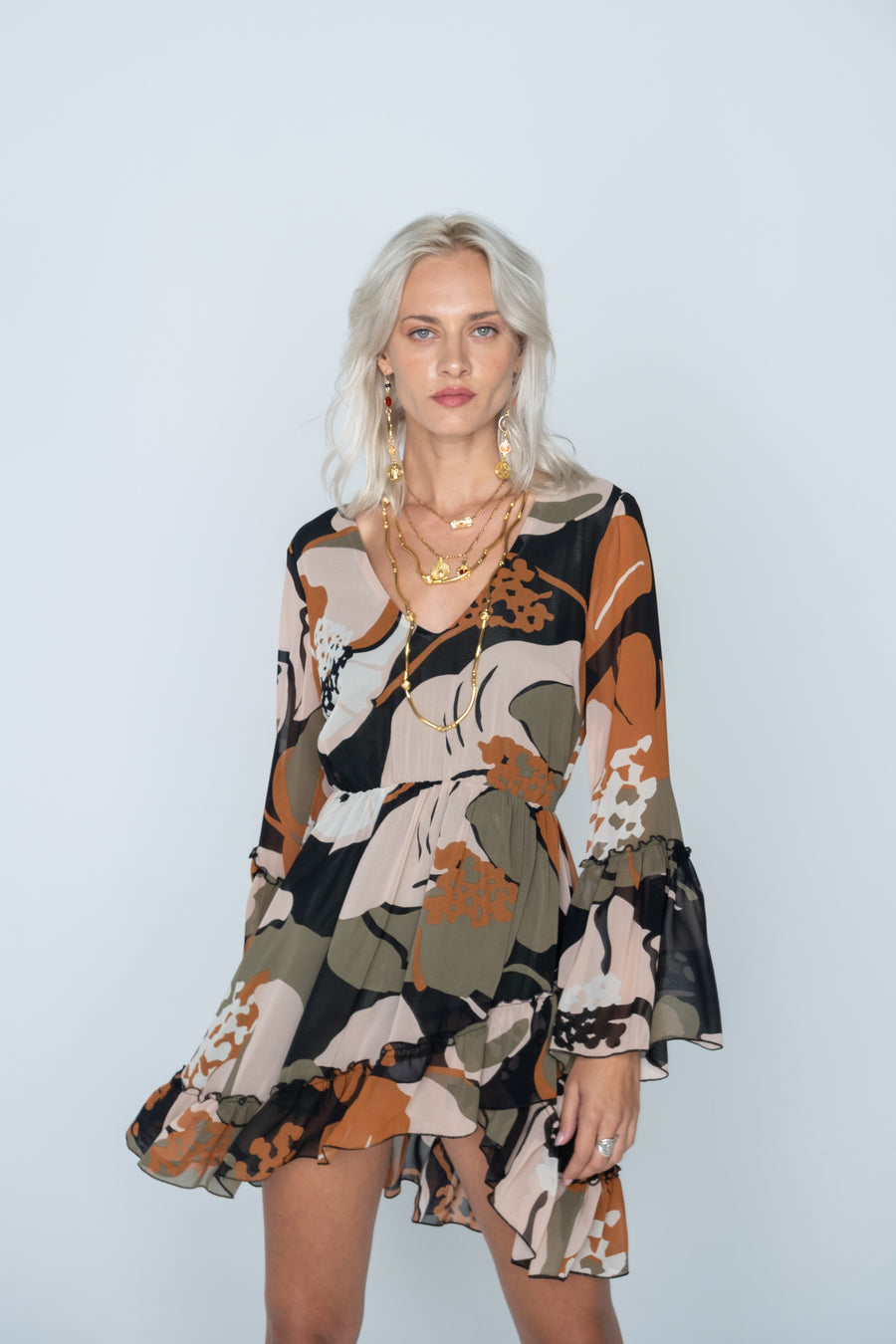 Life script mini dress