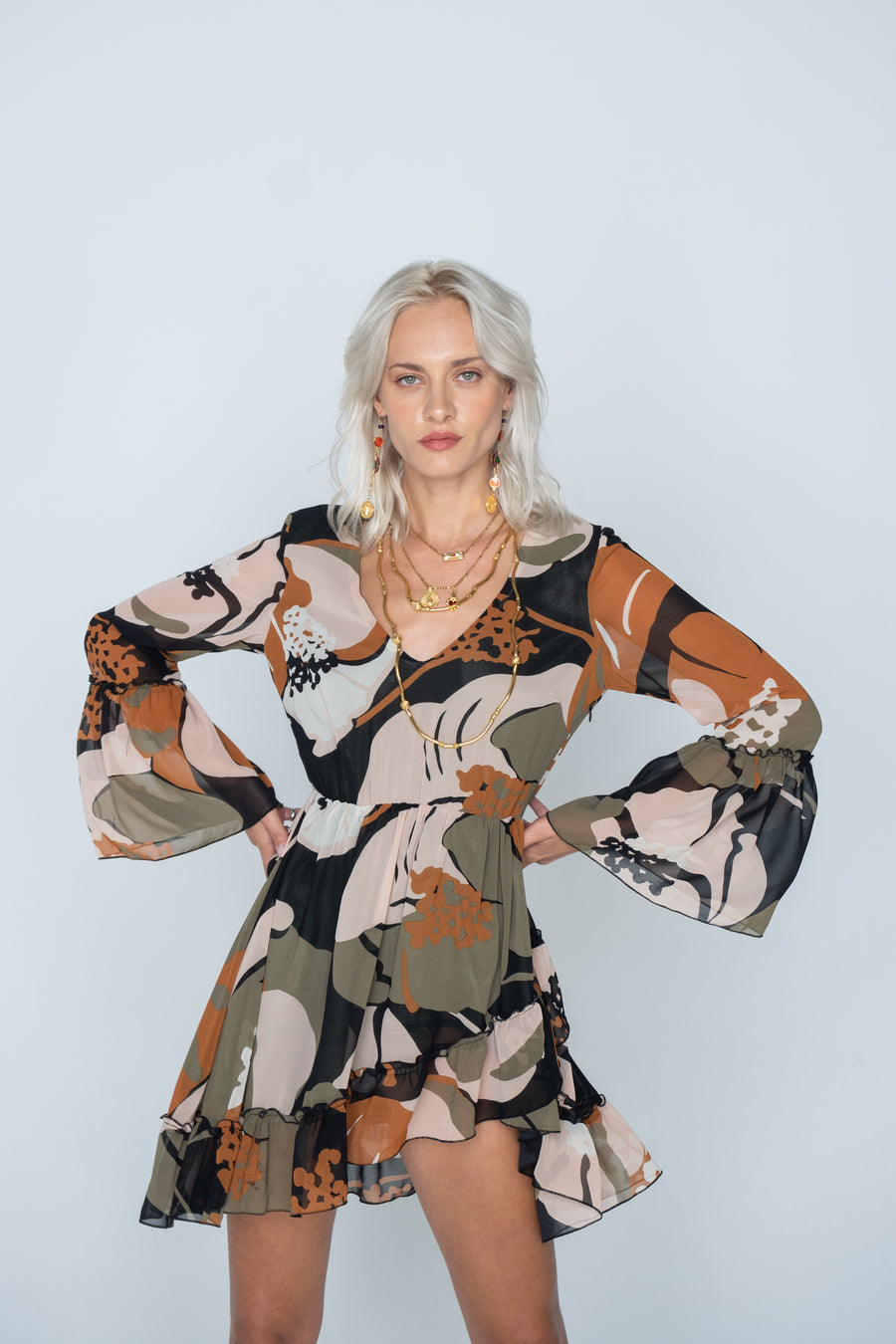 Life script mini dress