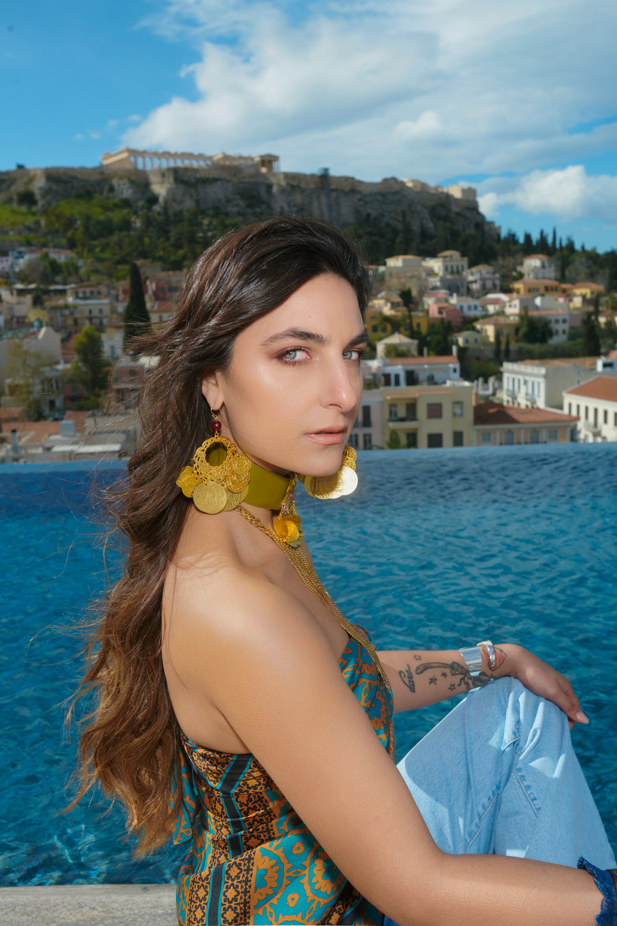 Belle boheme earrings gold