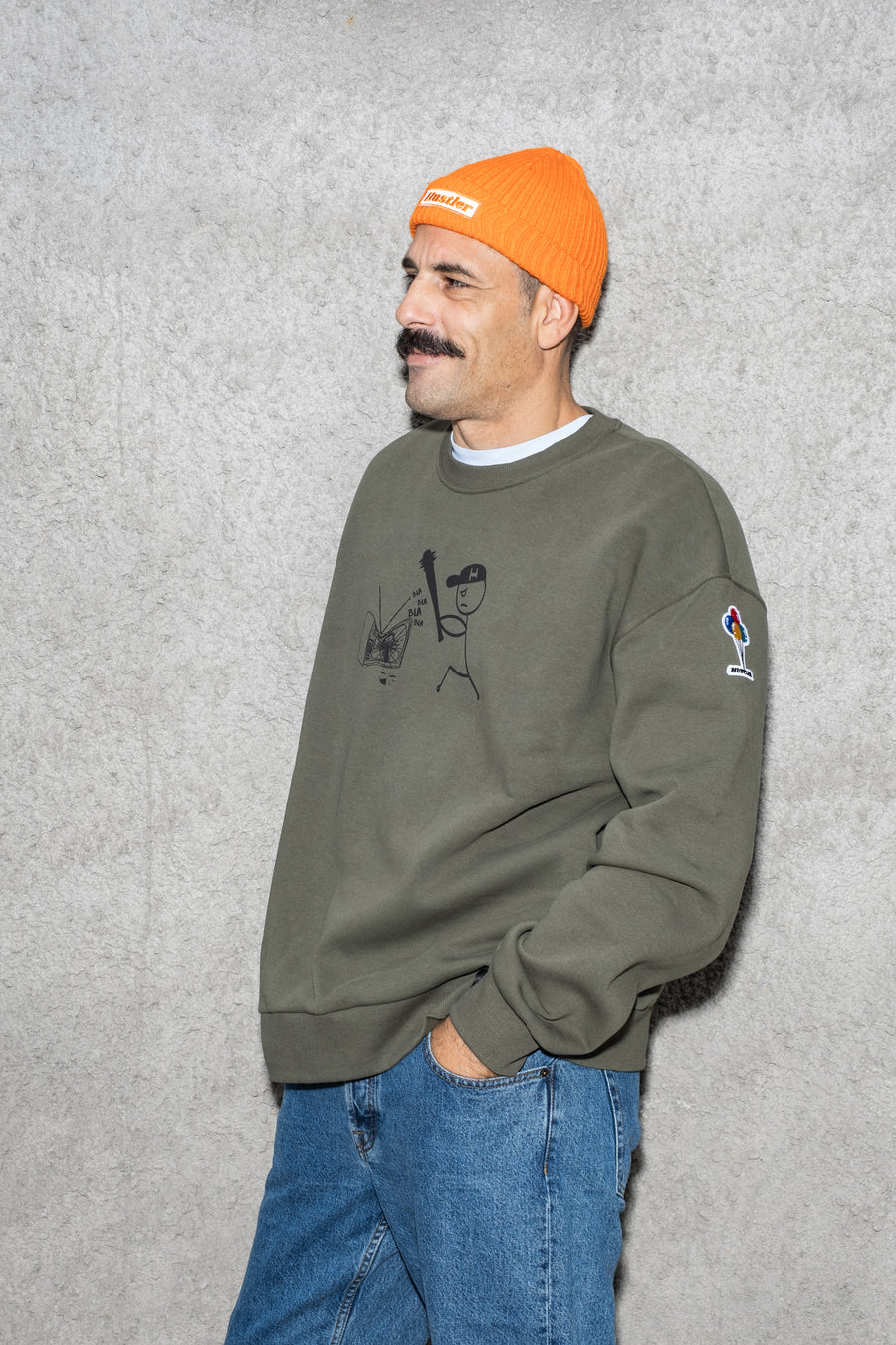 Upcycled cotton hoodie