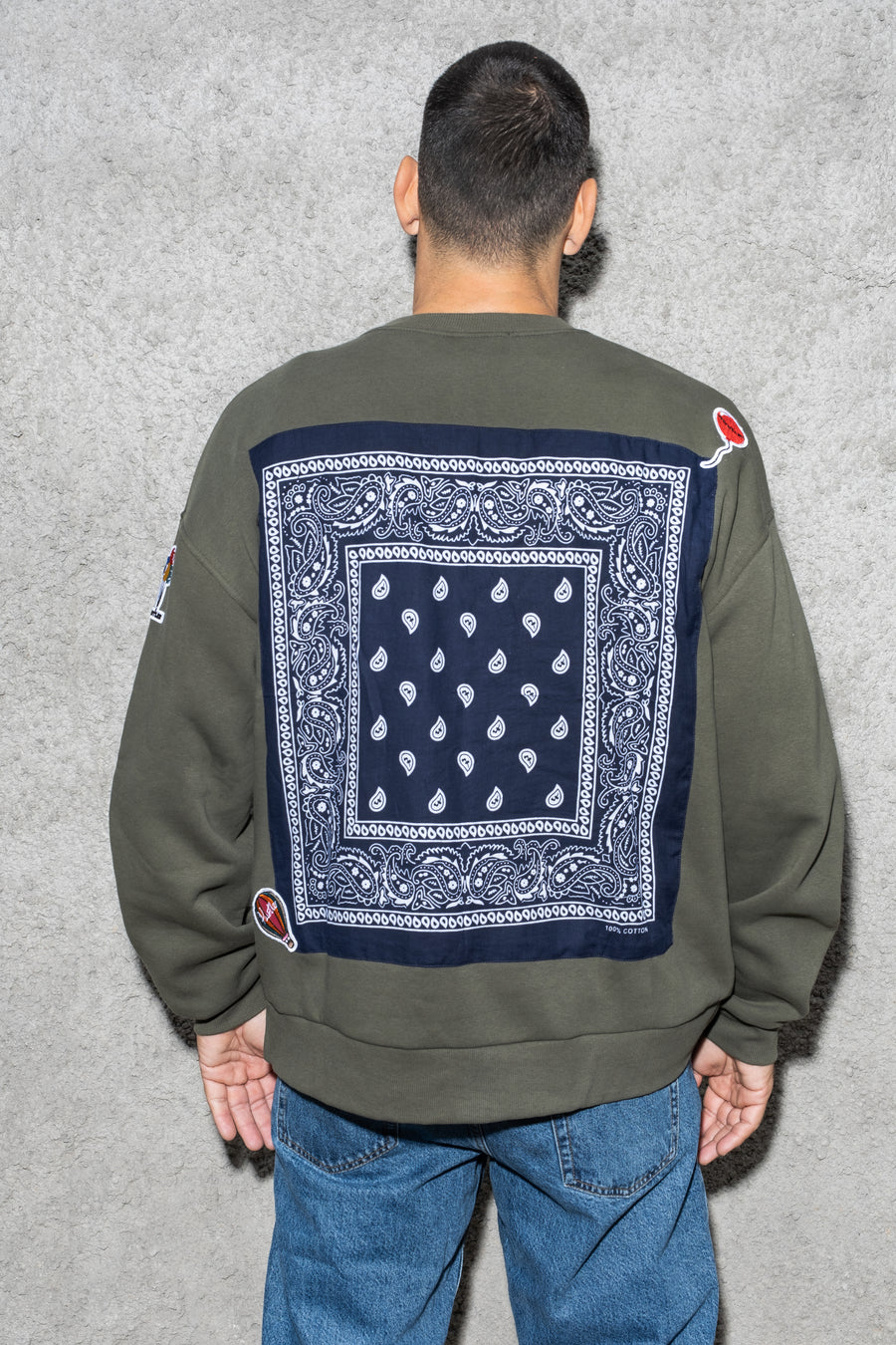 Upcycled cotton hoodie