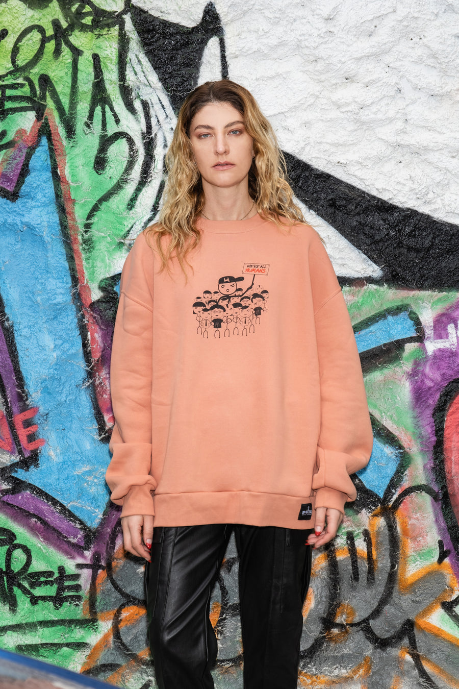 Upcycled cotton hoodie