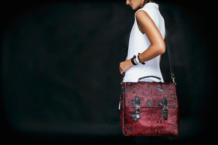 Pony skin weekend bag