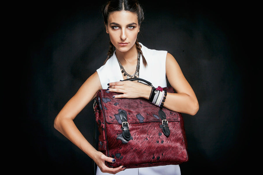 Pony skin weekend bag