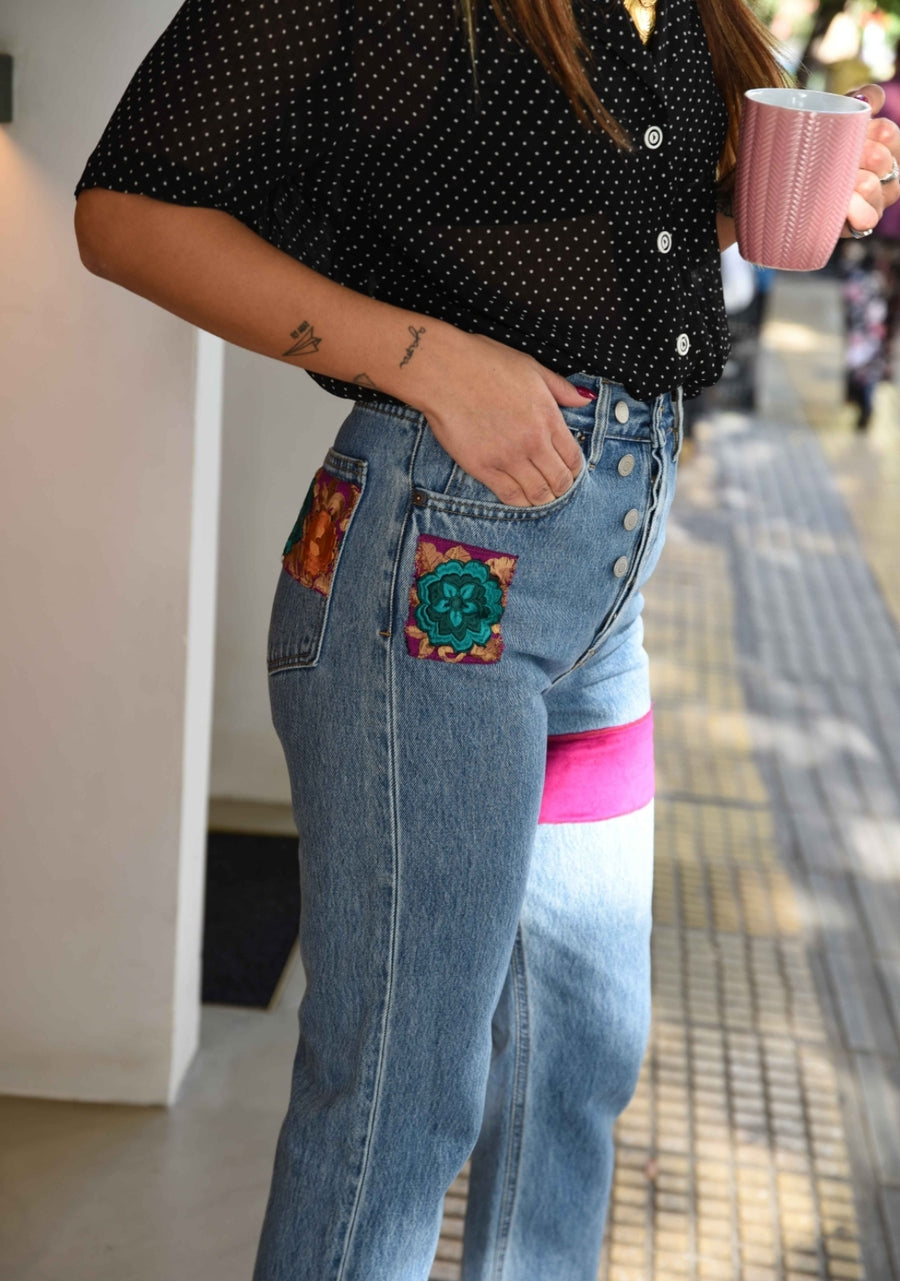 Upcycled Gia jeans