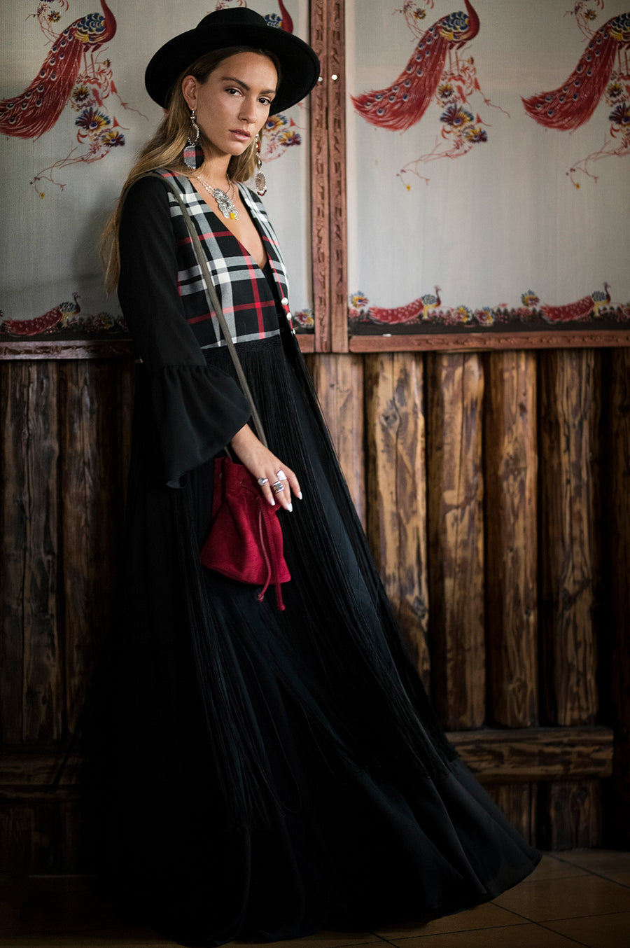 Jolene checkered vest