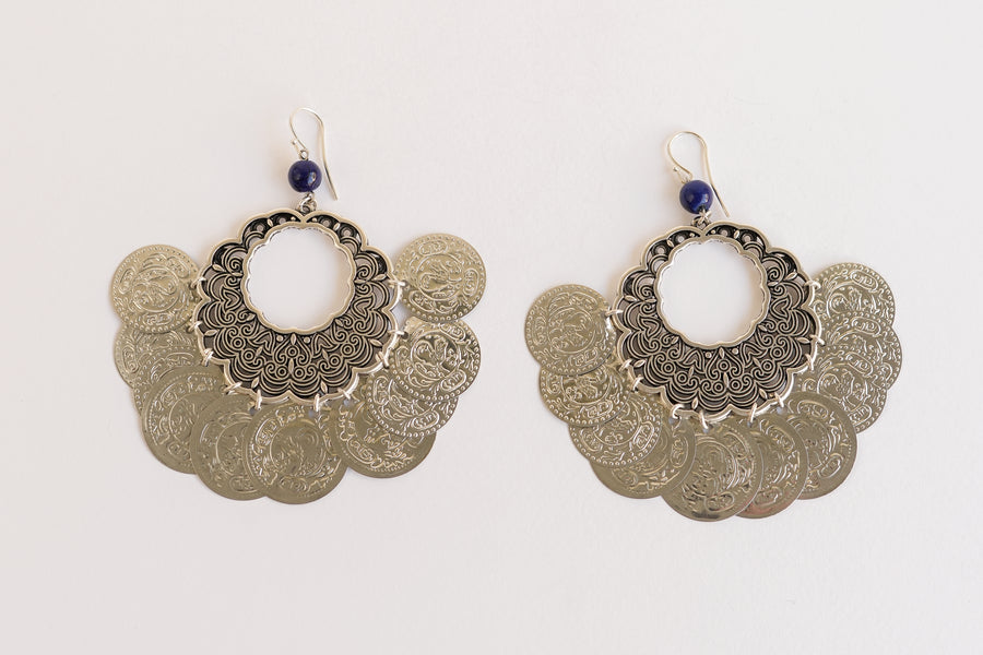 Belle boheme earrings silver