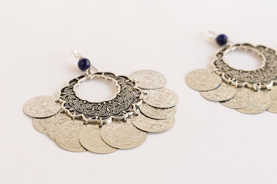 Belle boheme earrings silver