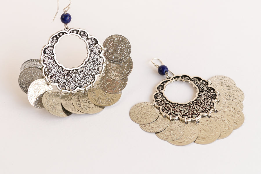 Belle boheme earrings silver