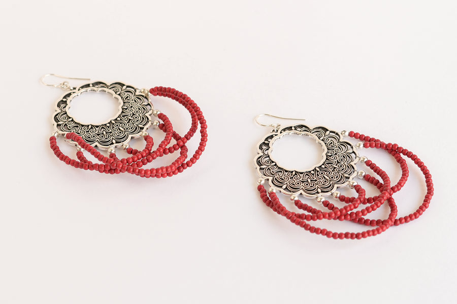 Passion temple earrings