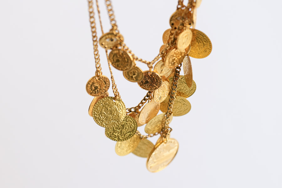 Dynamic triple necklace