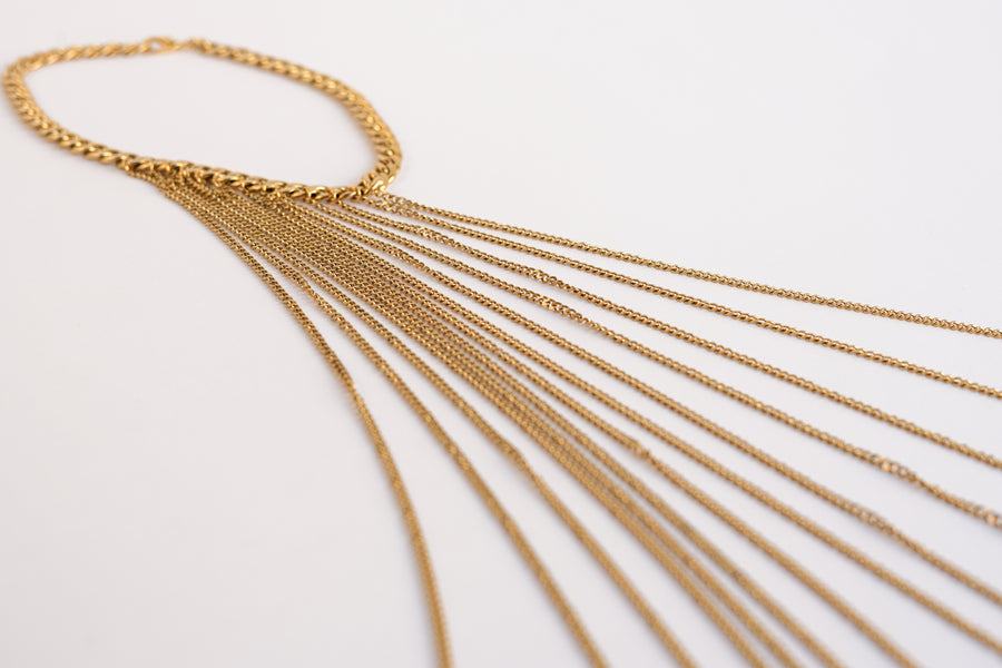 Golden aura necklace