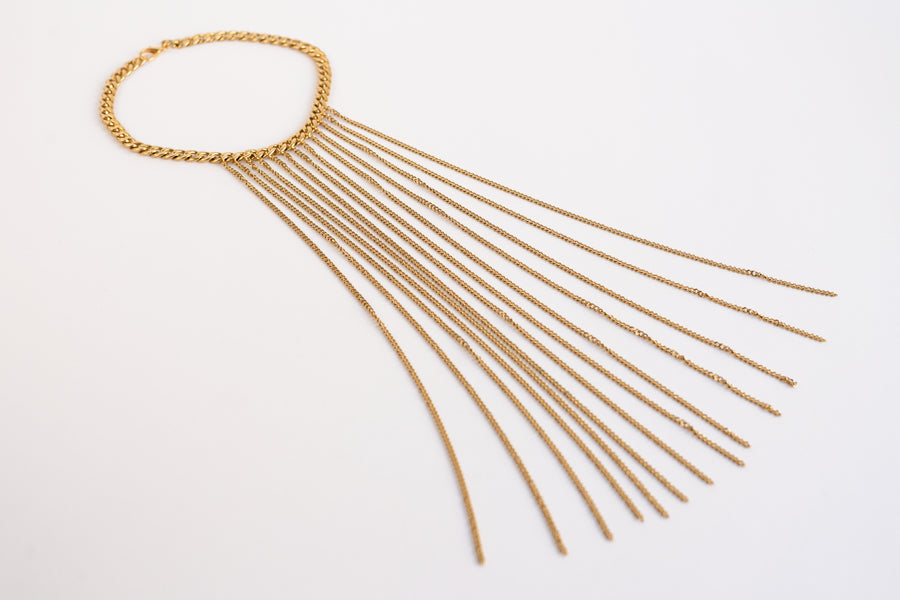 Golden aura necklace