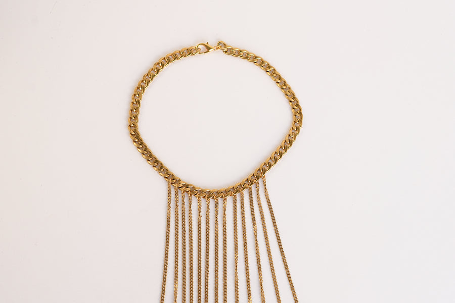 Golden aura necklace