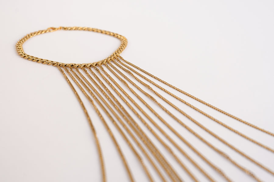Golden aura necklace