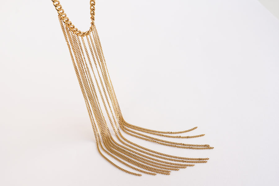Golden aura necklace