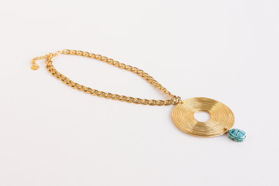 Round n round necklace